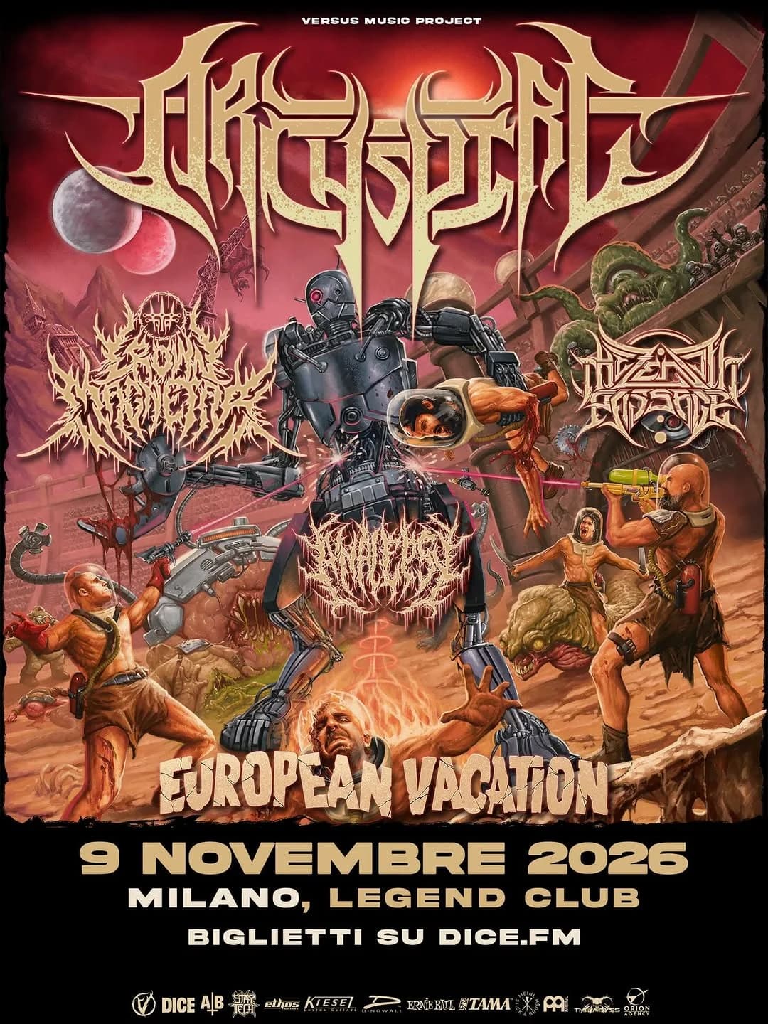 ARCHSPIRE @Legend Club MILANO - 9 Novembre 2026
