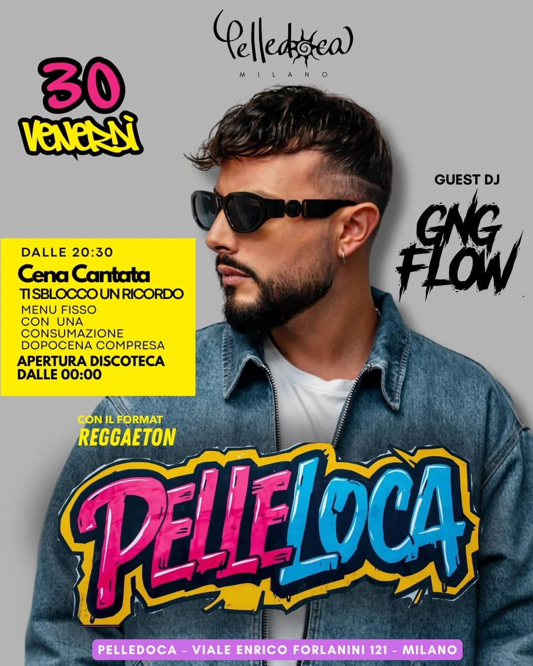 Yuri Caliolo, Giancarlo Romano & DJ Peter @Pelledoca Milano - 30 Gennaio 2026