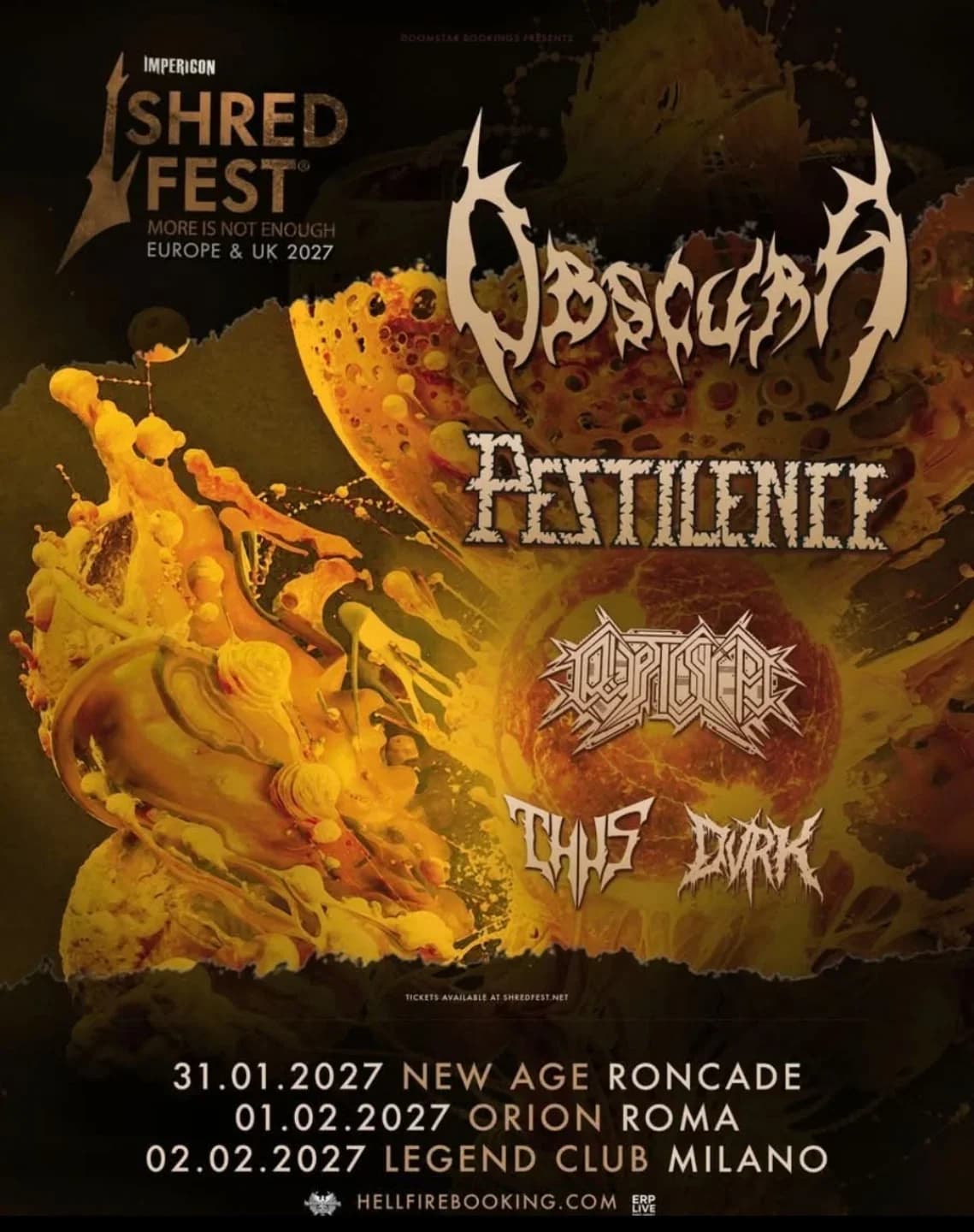 SHRED FEST @New Age Roncade - 31 Gennaio 2027
