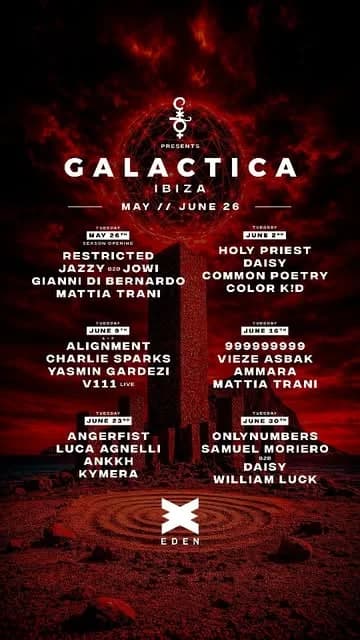 GALACTICA IBIZA - June 9