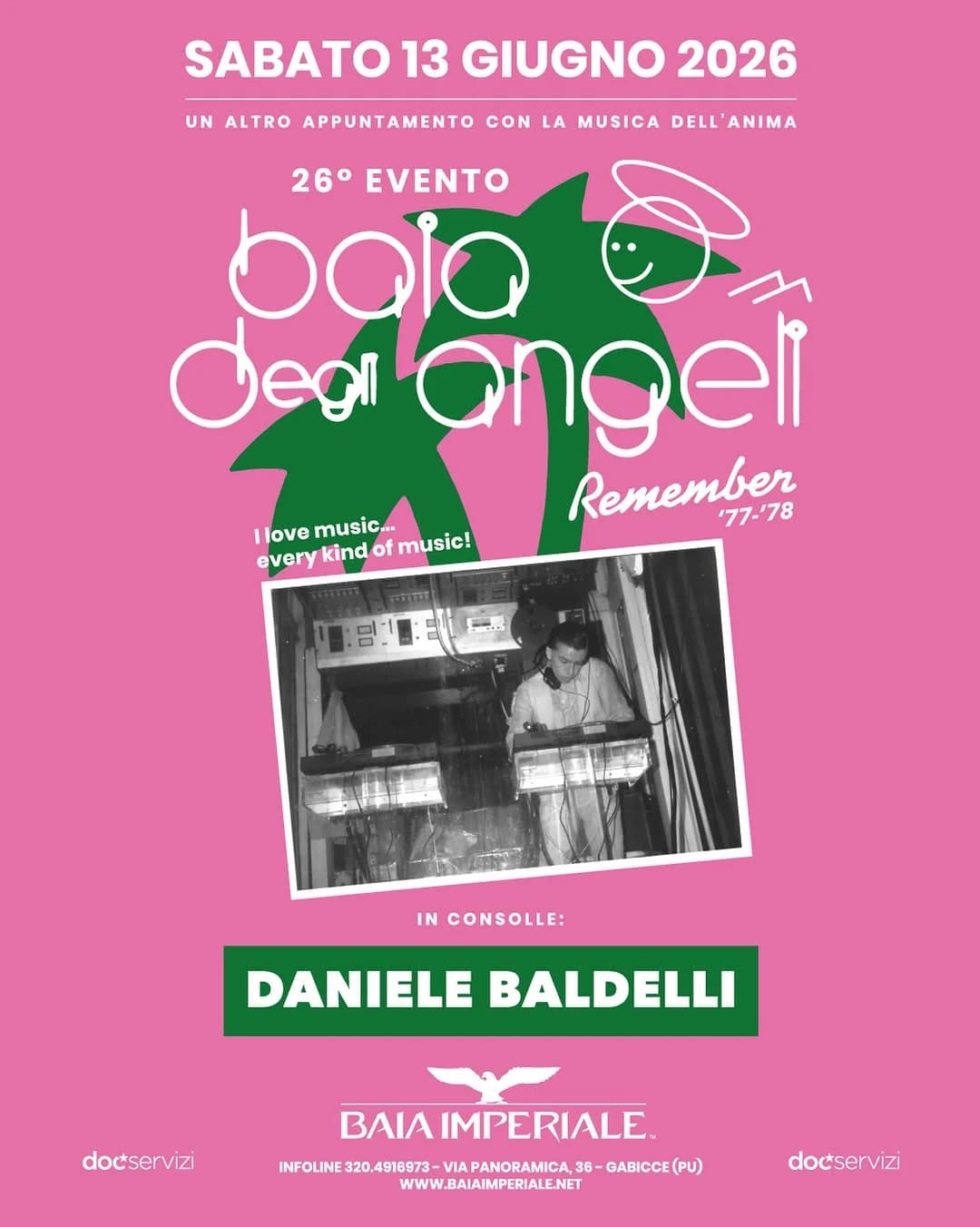 Daniele Baldelli @Baia Imperiale - 13 Giugno 2026