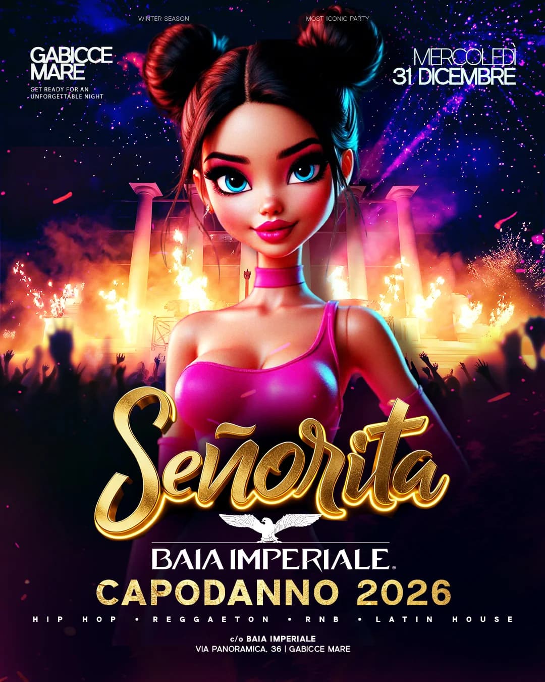 CAPODANNO 2026 - SEÑORITA @Baia Imperiale, Gabicce Mare