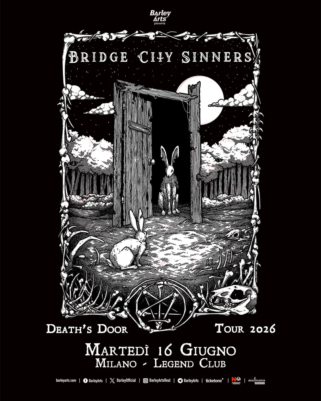 Bridge City Sinners @Legend Club MILANO - 16 Giugno 2026