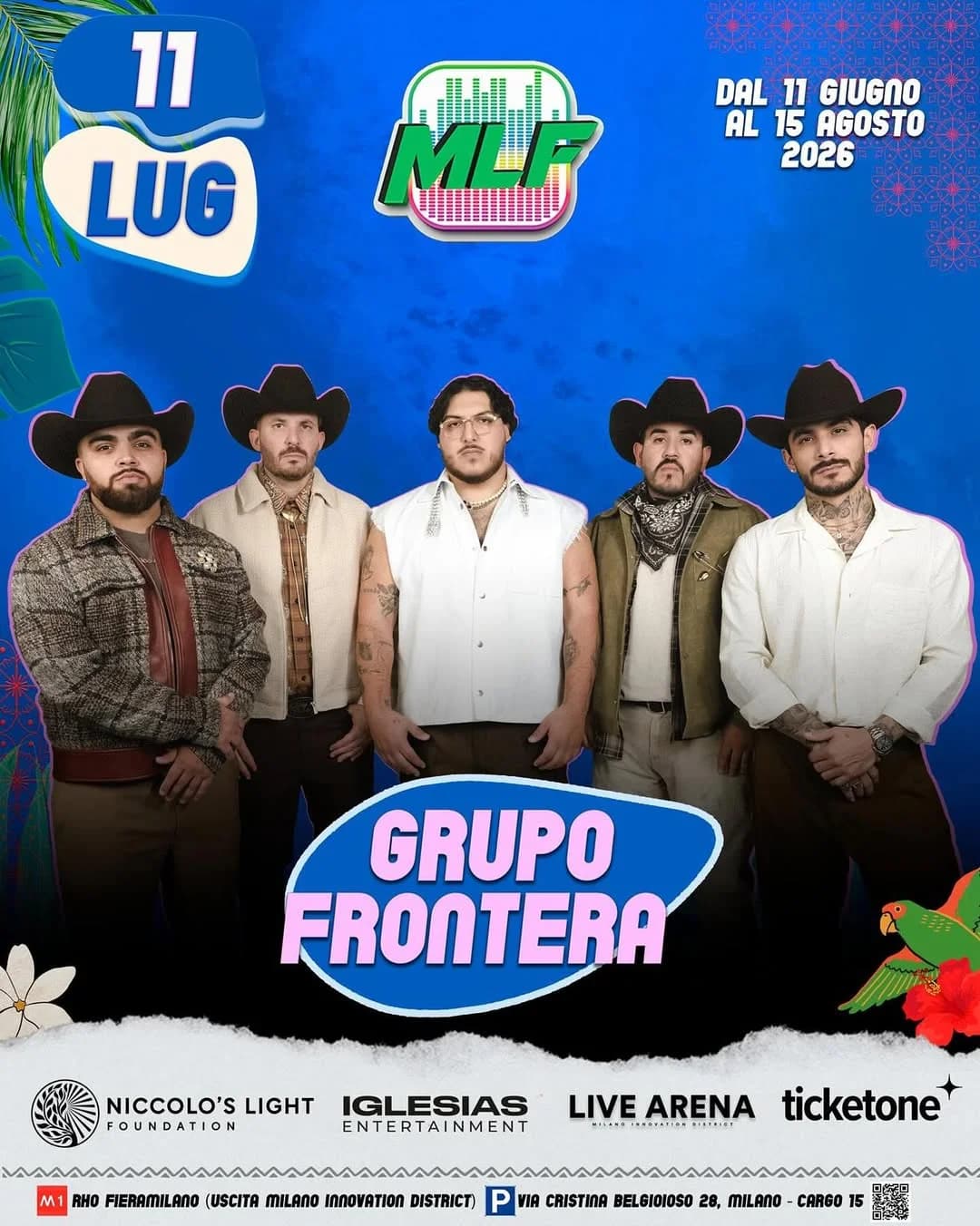 Grupo Frontera - Milano Latin Festival