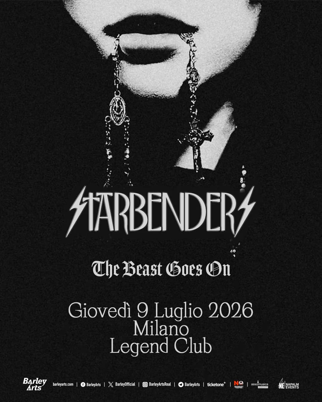 Starbenders @Legend Club MILANO - 9 Luglio 2026
