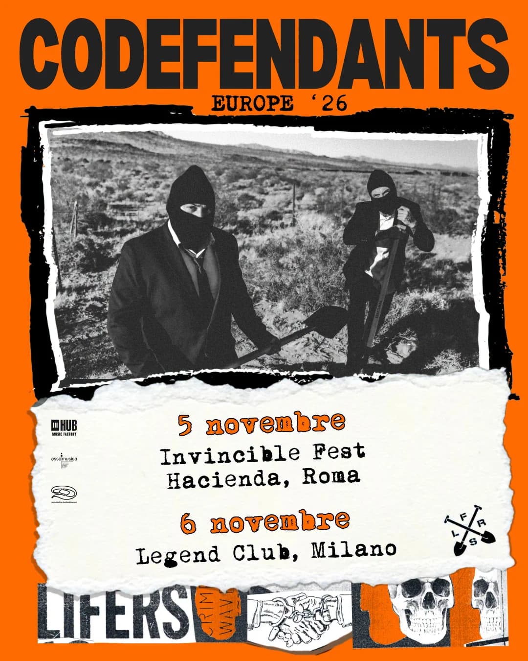 CODEFENDANTS @Hacienda Roma - 5 Novembre 2026