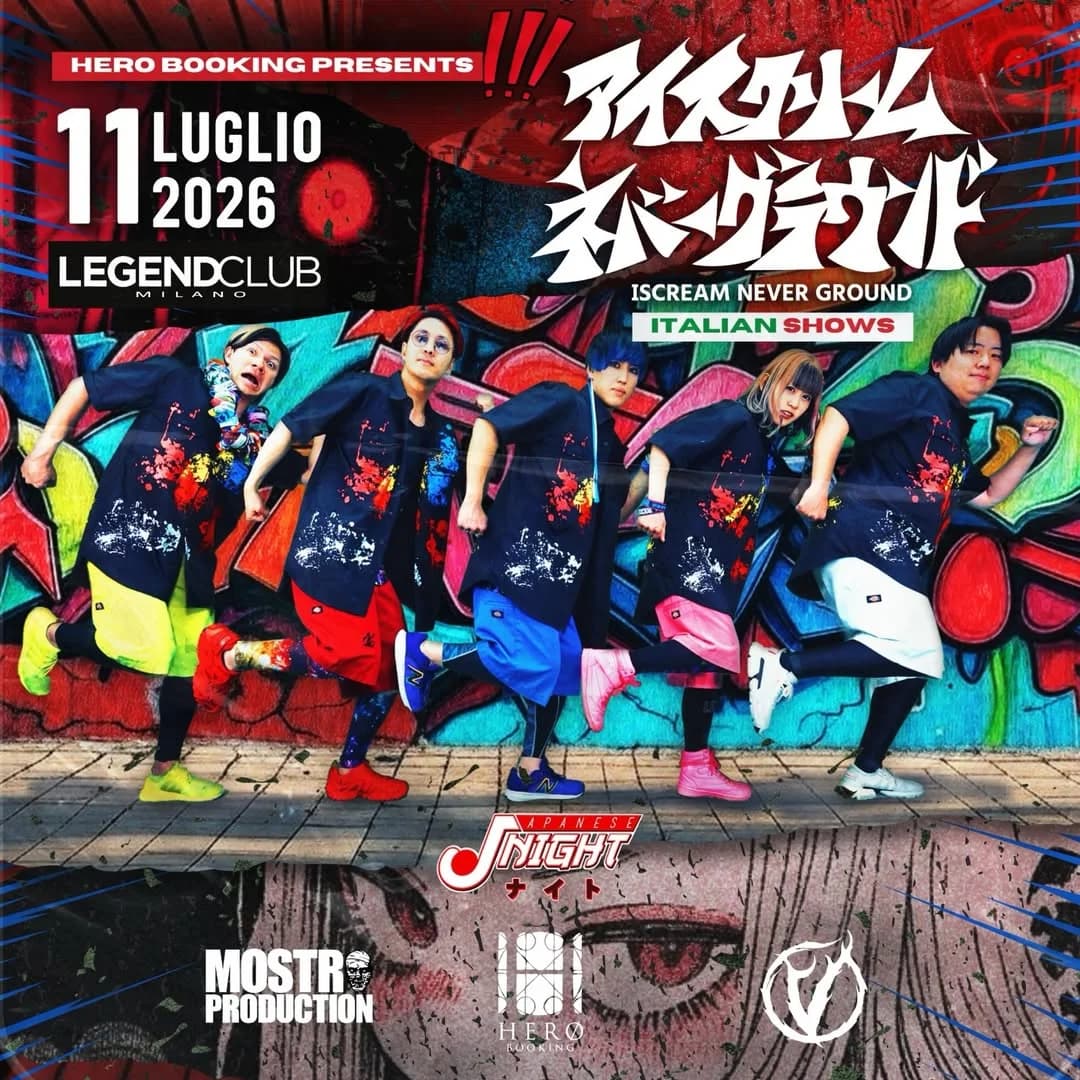 Iscream Never Ground @Legend Club MILANO - 11 Luglio 2026
