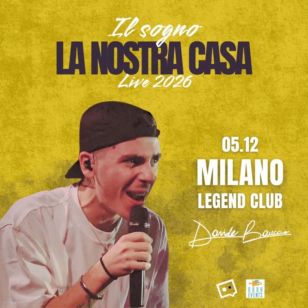 Il Sogno @Legend Club MILANO - 5 Dicembre 2026