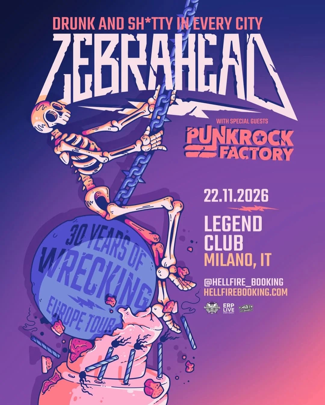 Zebrahead @Legend Club MILANO - 22 Novembre 2026