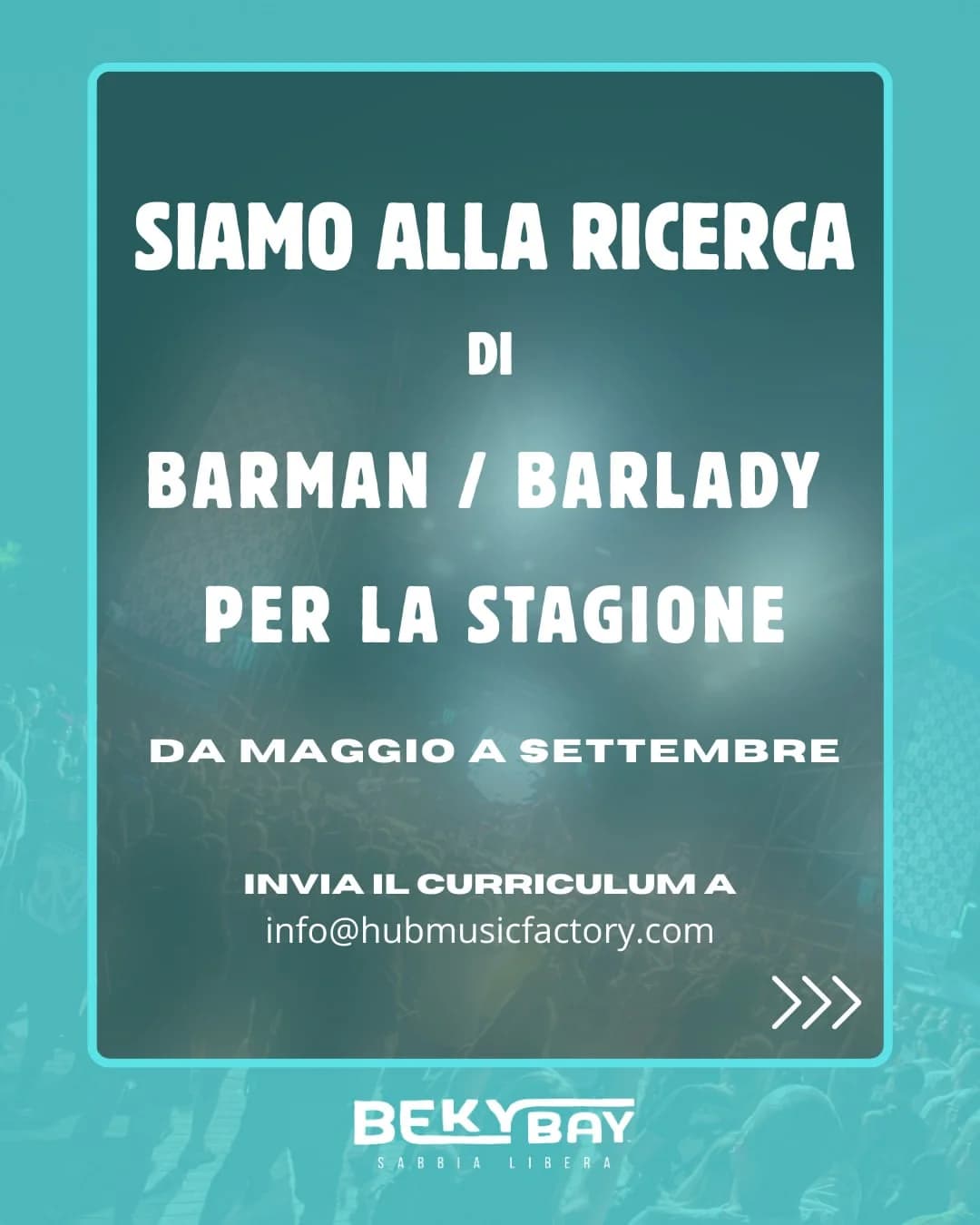 BekyBay - Selezione Personale Bar - Stagione 2026
