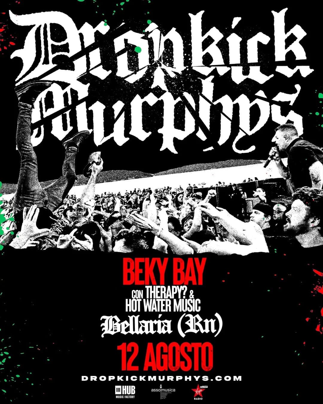 Dropkick Murphys + Therapy? + Hot Water Music @Beky Bay - 12 Agosto 2026