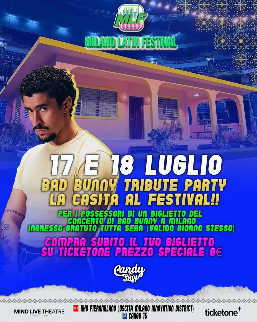BAD BUNNY TRIBUTE PARTY @ Milano Latin Festival - 17 Luglio 2026