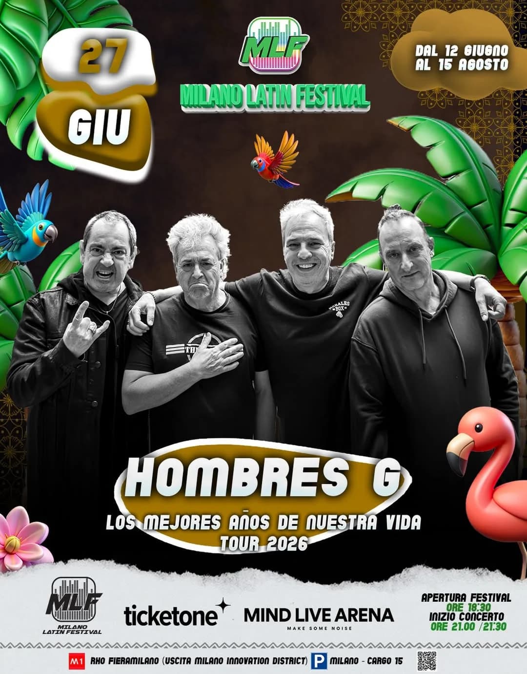 Hombres G @Milano Latin Festival