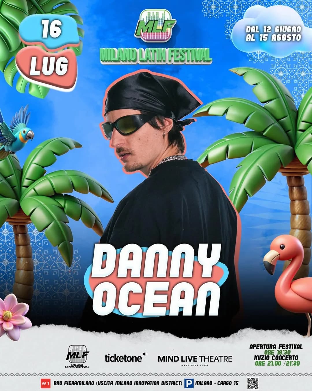 Danny Ocean @Milano Latin Festival - 16 Luglio 2026