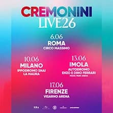 Cesare Cremonini @Ippodromo SNAI La Maura MILANO - 10 Giu 2026