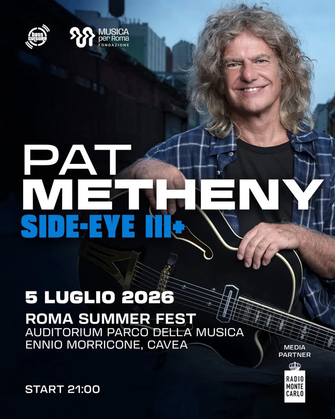Pat Metheny @Auditorium Parco della Musica, Roma - 5 Luglio 2026