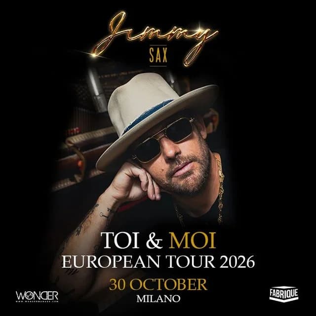 Jimmy Sax @Fabrique Milano - 30 Ottobre 2026