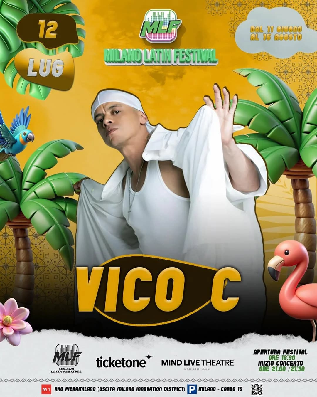 Vico C & Tito El Bambino @Milano Latin Festival - 12 Luglio 2026