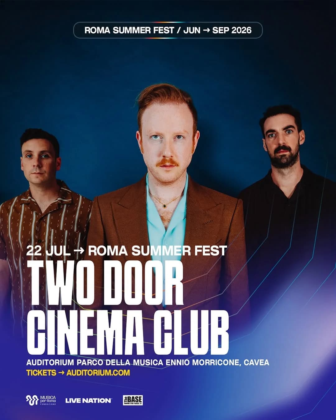 Two Door Cinema Club @Roma Summer Fest - 22 Luglio 2026
