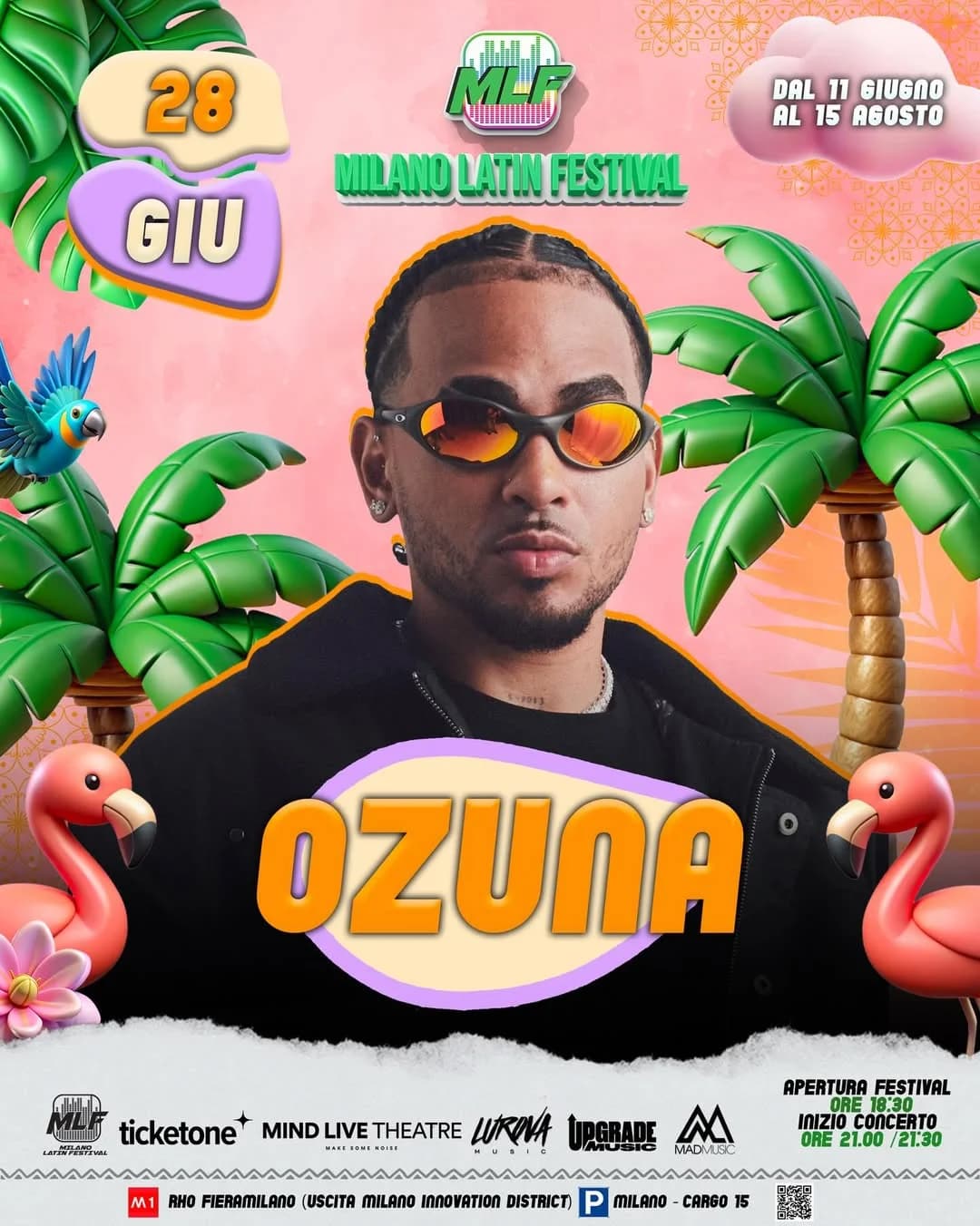 OZUNA @Milano Latin Festival - 28 Giugno 2026
