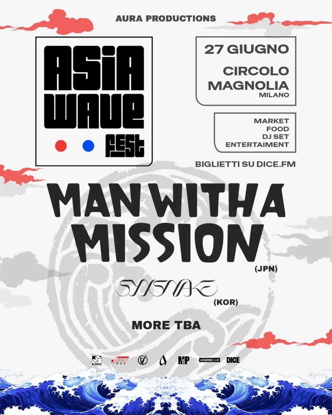 ASIA WAVE FEST @Circolo Magnolia MILANO - 27 Giugno