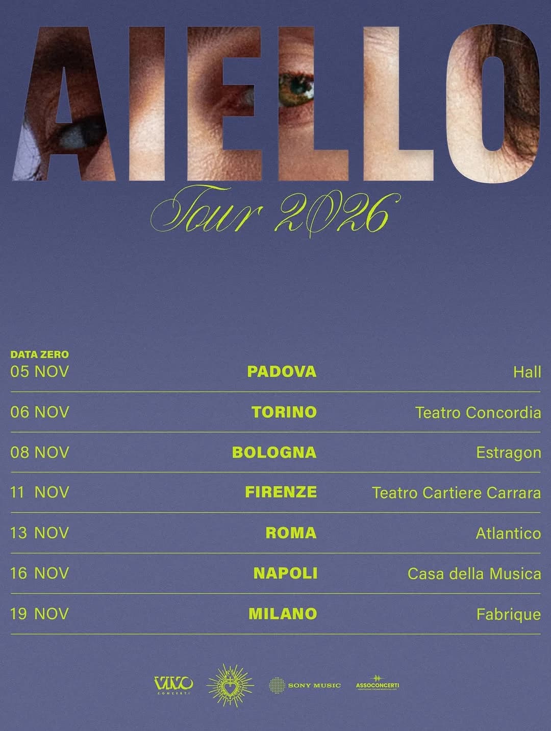 Aiello @Fabrique MILANO - 19 Novembre 2026