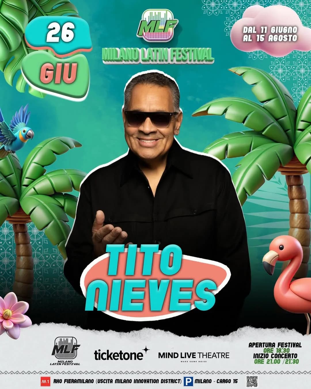 Tito Nieves & Myke Towers @Milano Latin Festival - 26 Giugno 2026