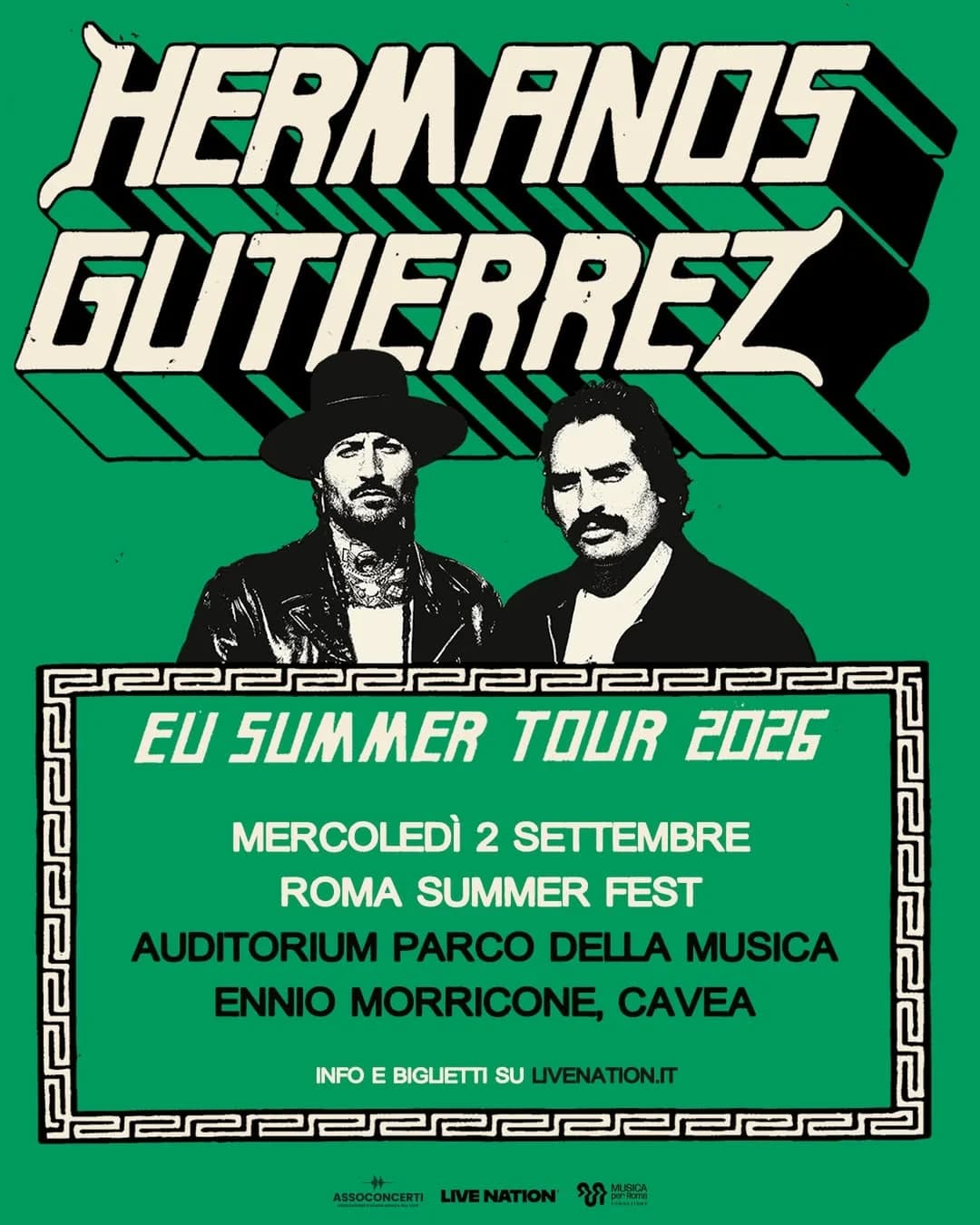 Hermanos Gutiérrez @Auditorium Parco della Musica, Roma - 2 Settembre 2026