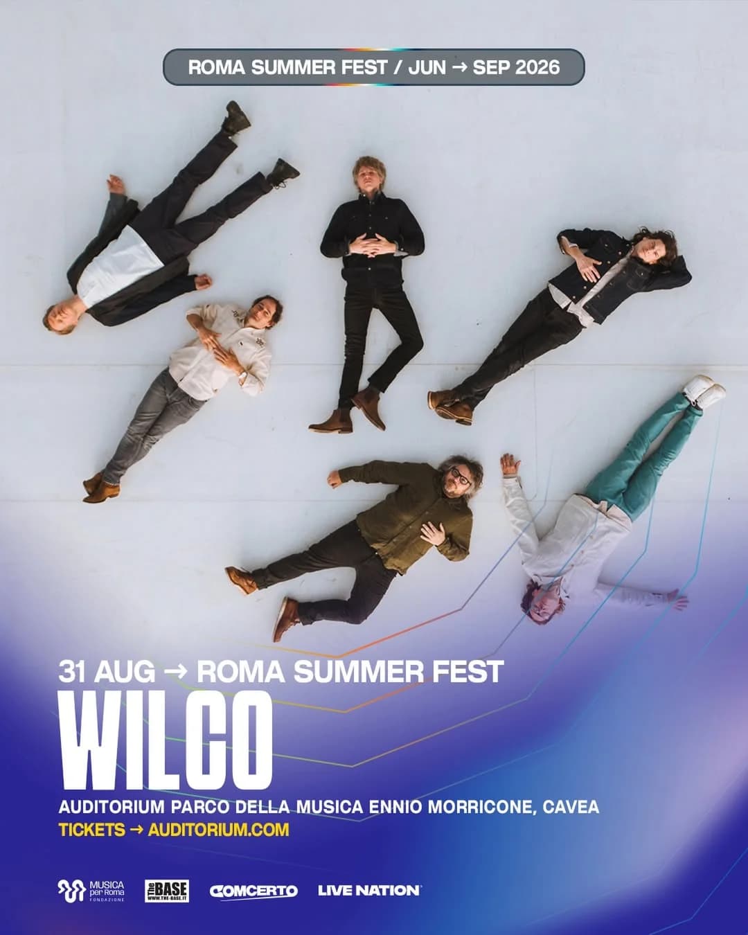 WILCO @Cavea, Roma - 31 Agosto 2026
