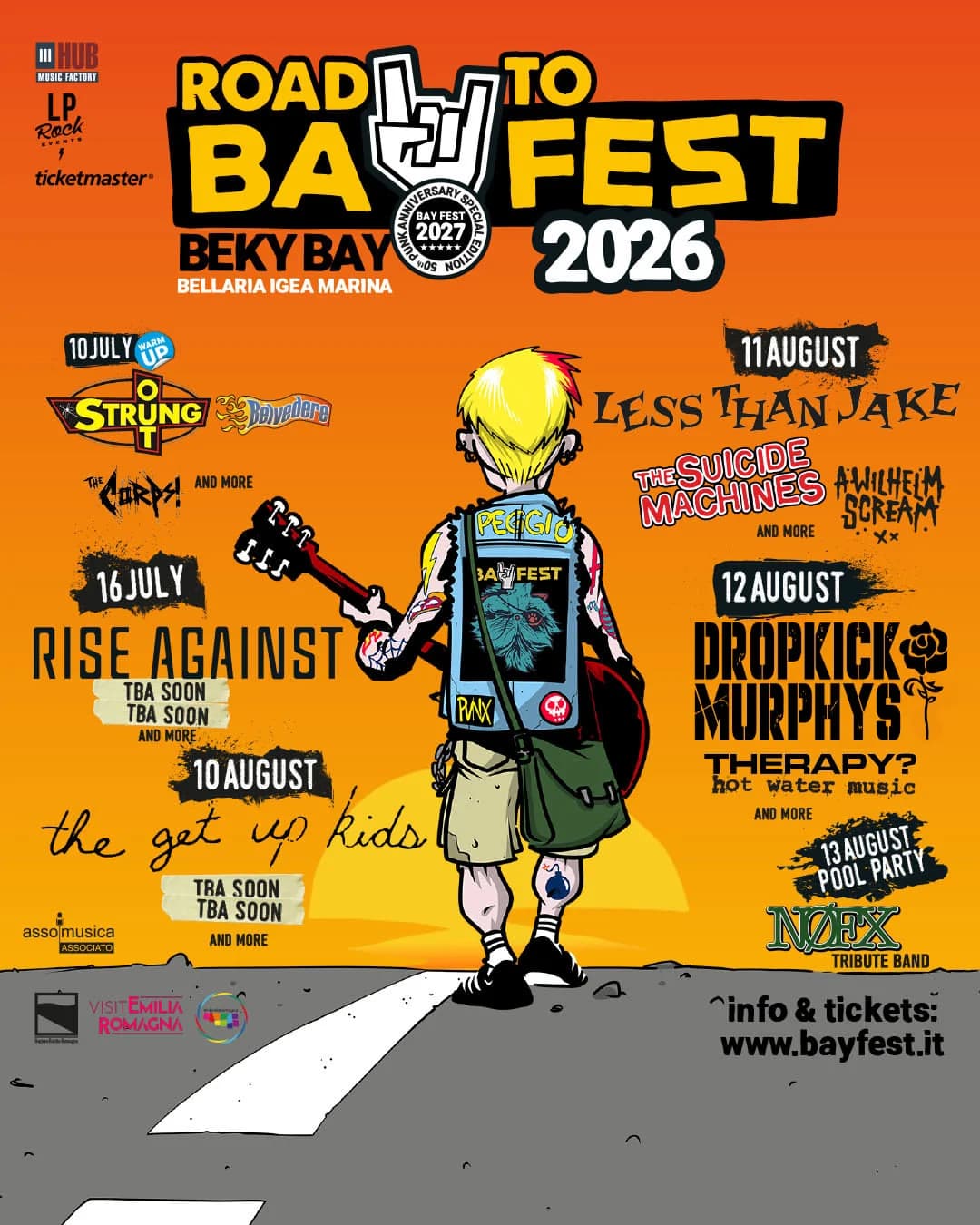 Strung Out + Belvedere + The Corps @Beky Bay - 10 Luglio 2026